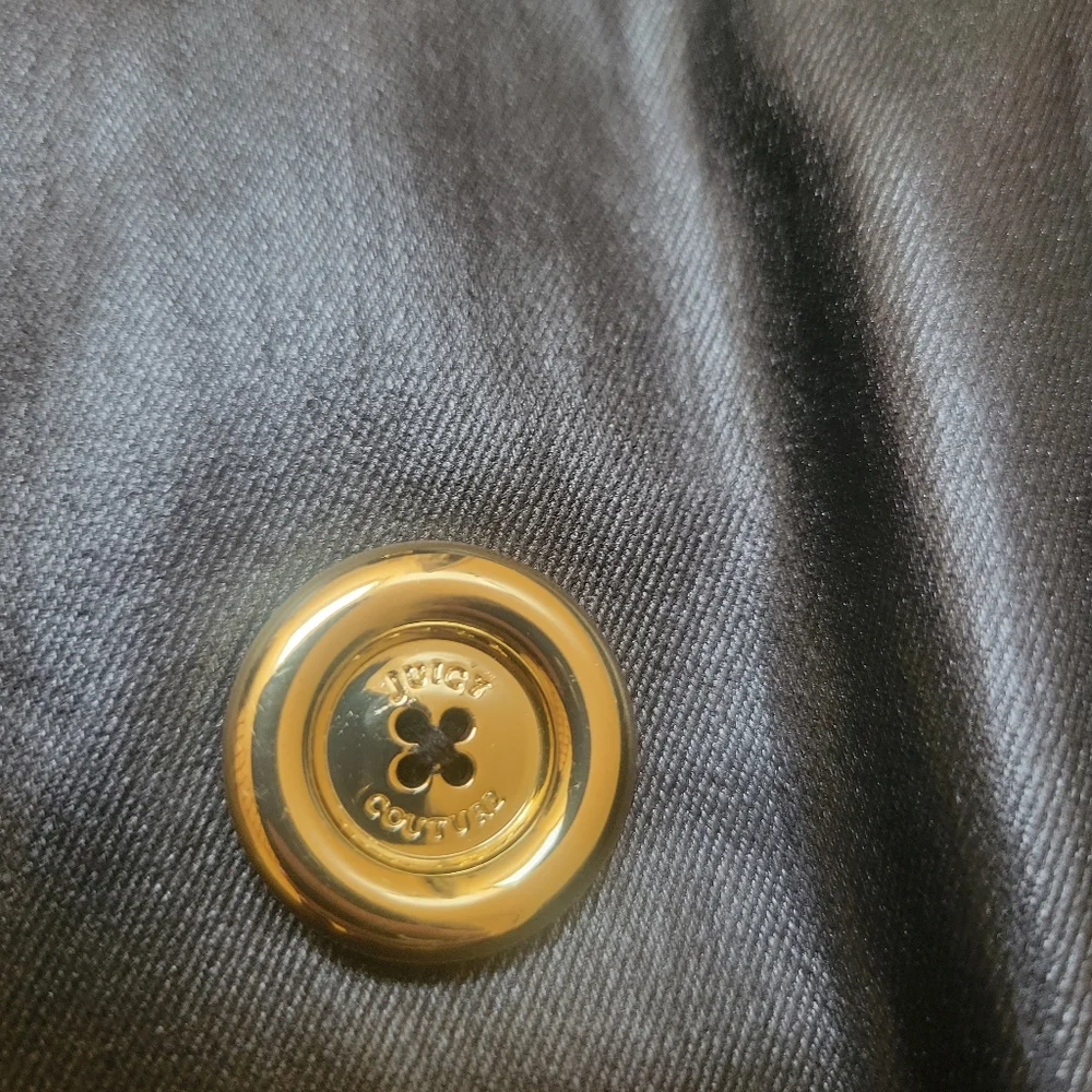 Juicy Couture Black trench. Size medium - Picture 8 of 9